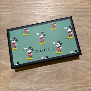 Authentic Gucci Mickey Mouse Box with envelopes